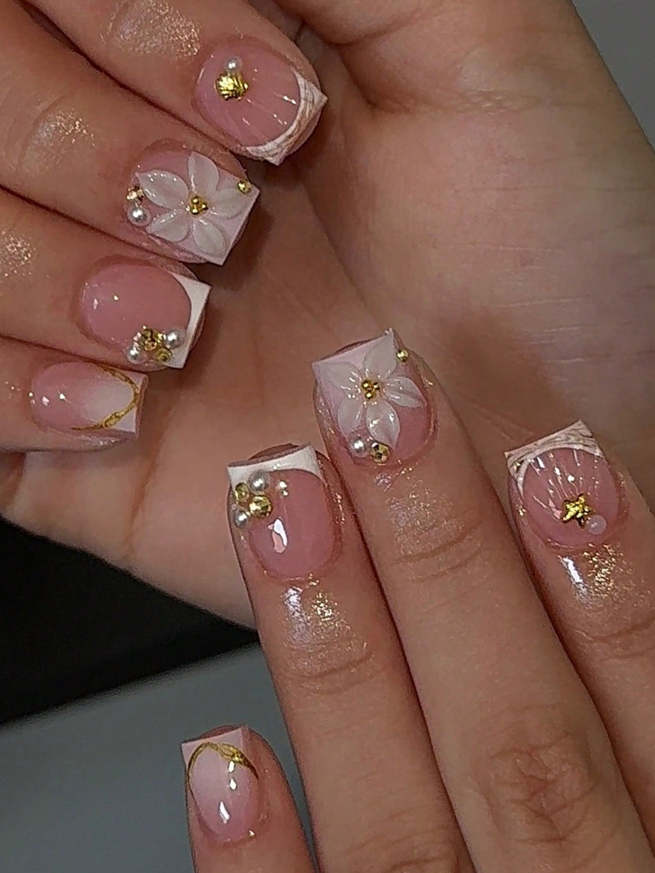 Nail Art Jelly - 24 Unidades de Unhas Postiças Acrílicas