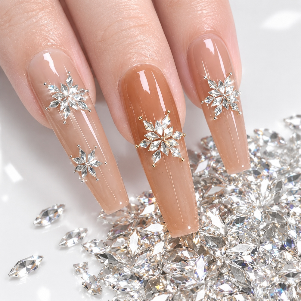 Nail Art Viral - Strass para unhas INS Viral, floco