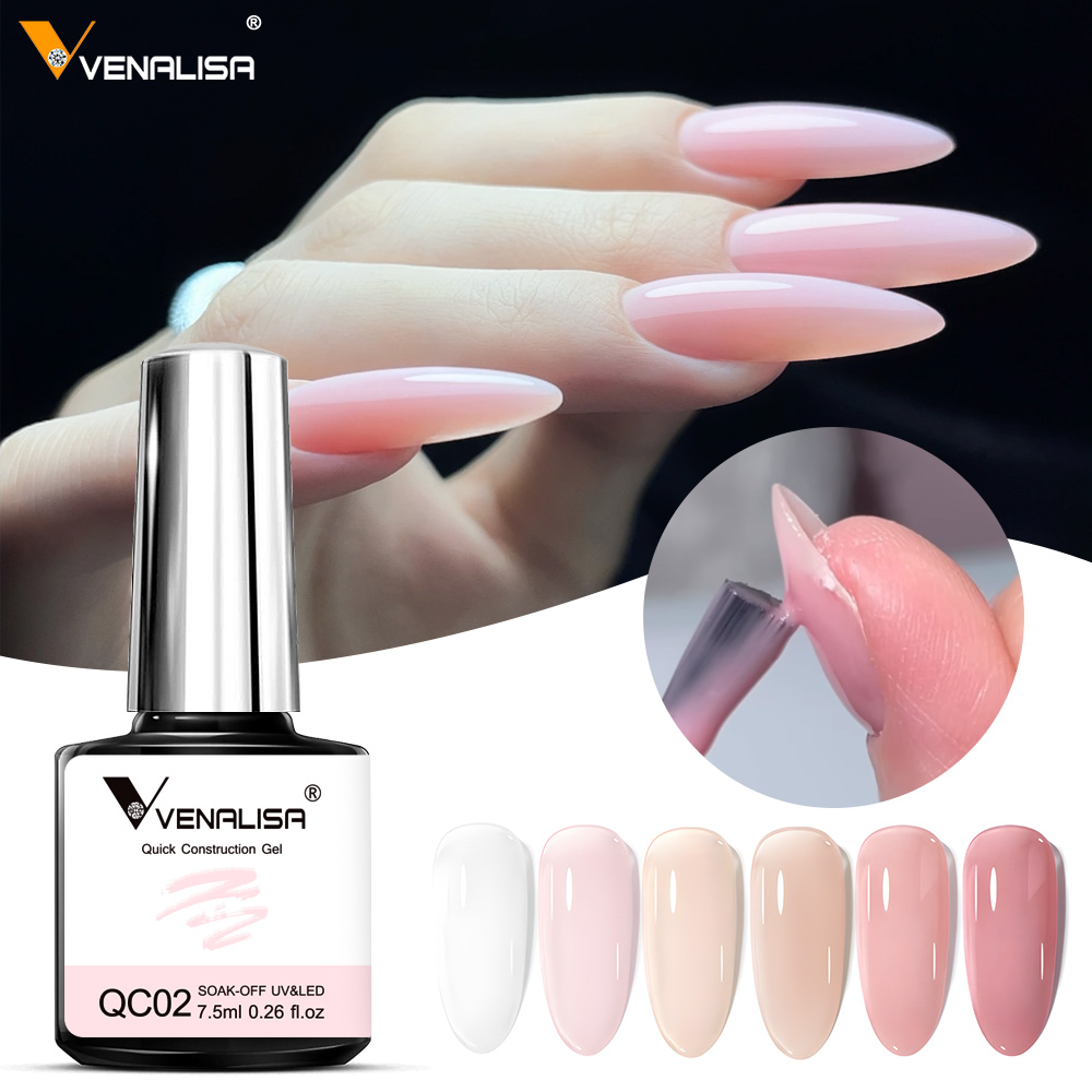 Nail Art Jelly - VENALISA Gel de construção rápida Gel