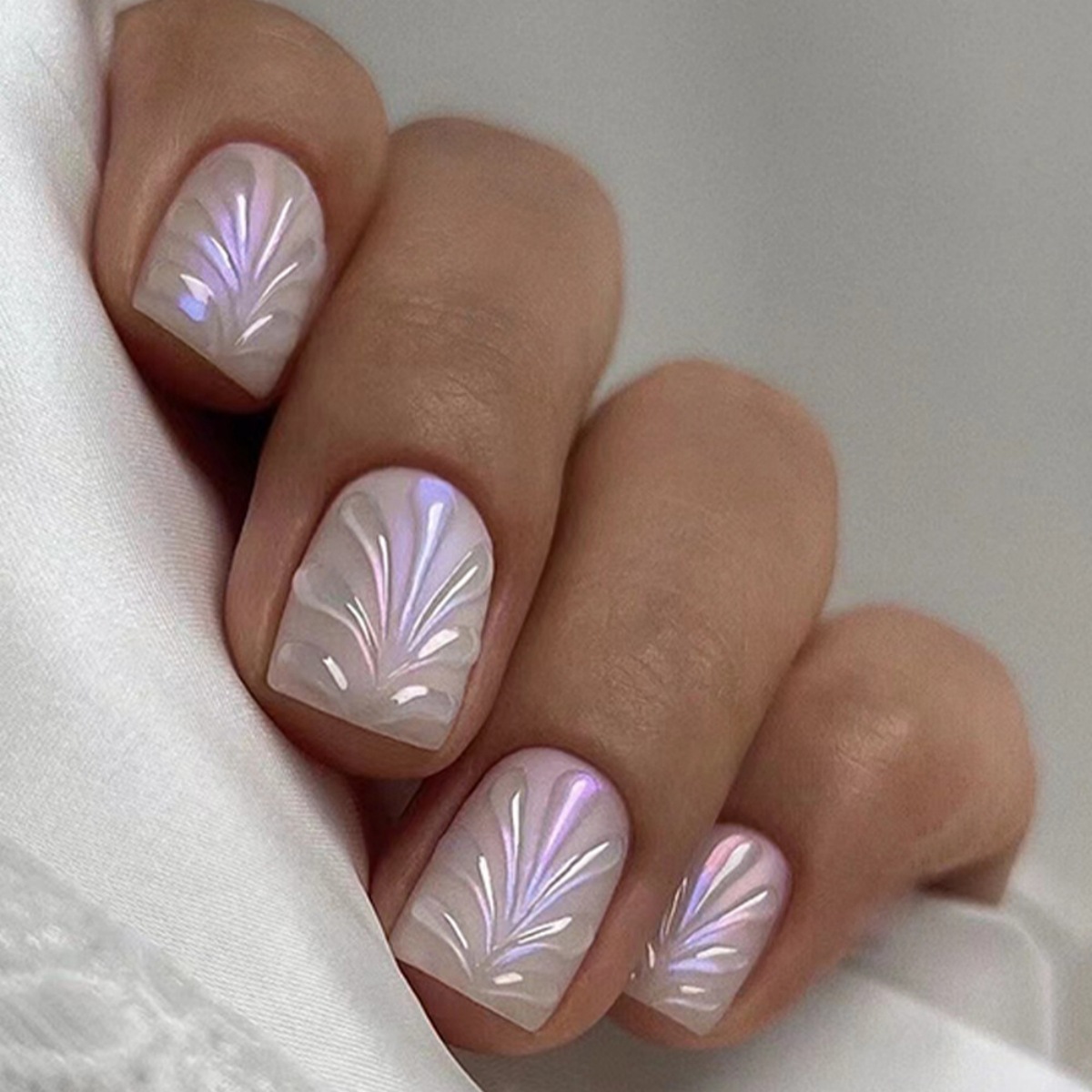 24 pçs cabeça quadrada curta u - Nail Art Full Design avaliação e preço
