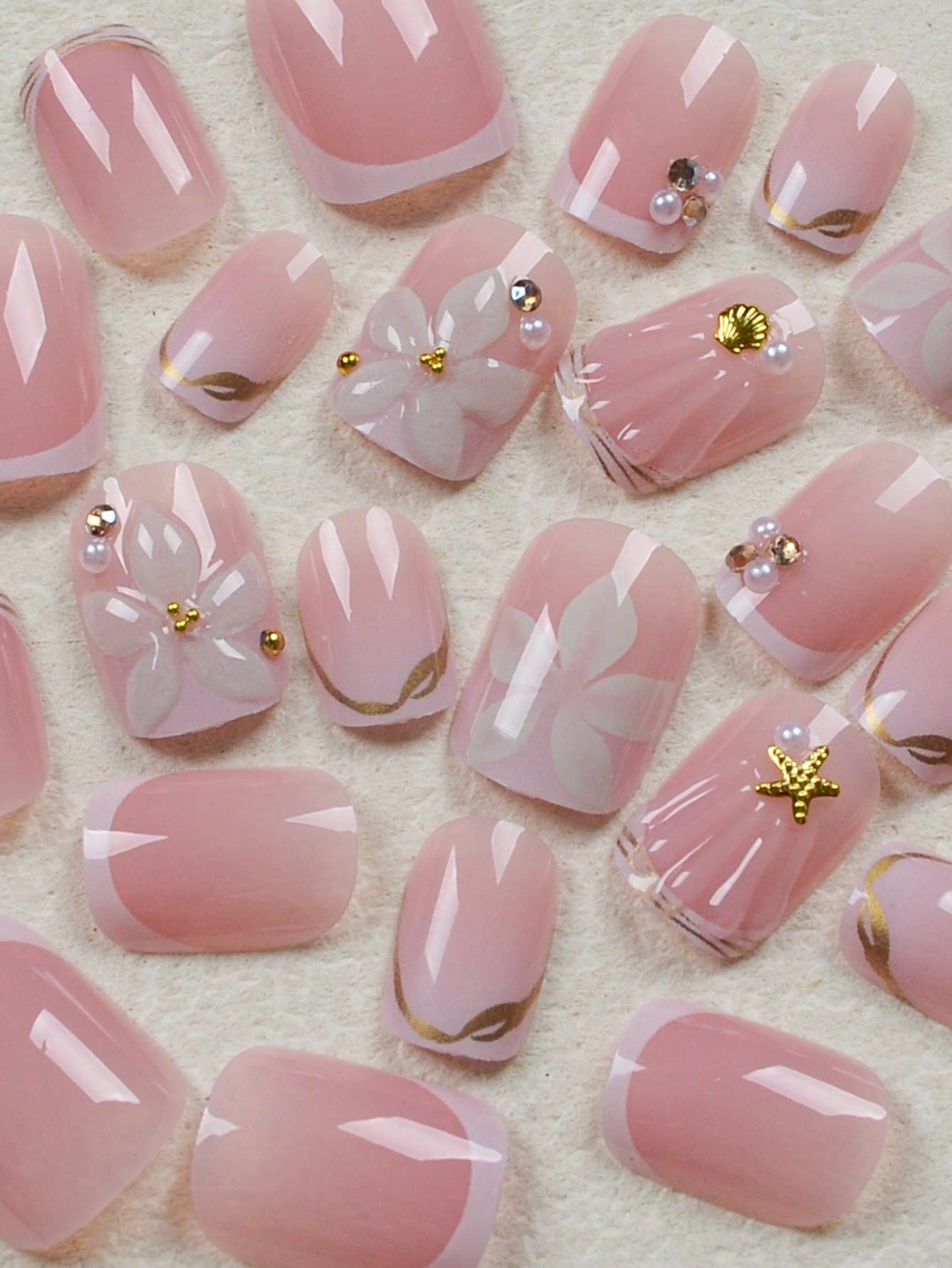 24 Unidades de Unhas Postiças  - Nail Art Jelly avaliação e preço