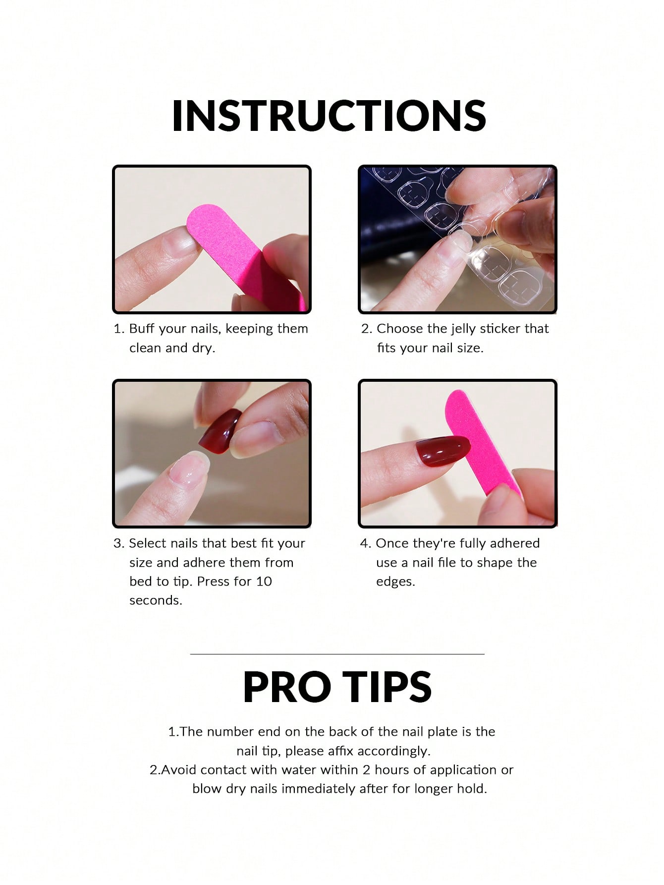 24 Unidades de Unhas Postiças  - Nail Art Jelly avaliação e preço