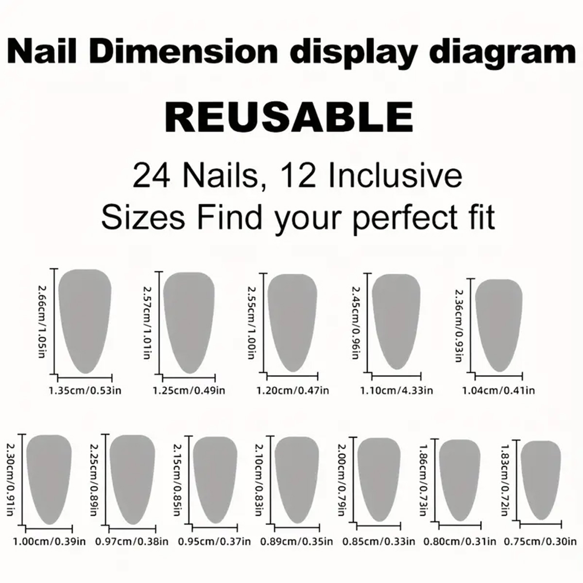 24 Unidades de Unhas Postiças  - Nail Art Jelly avaliação e preço