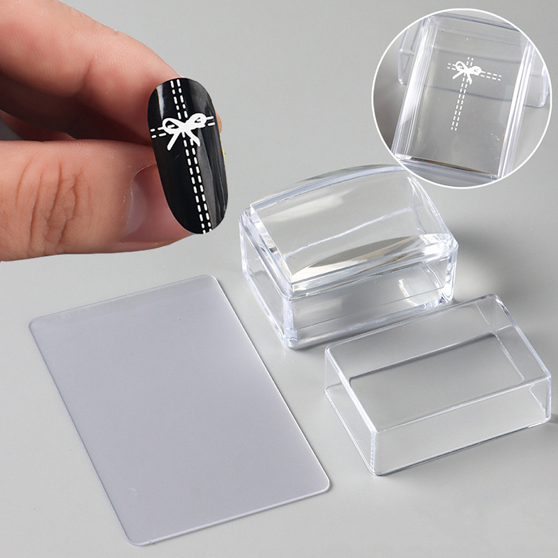 Carimbo retangular transparent - Nail Art Jelly avaliação e preço