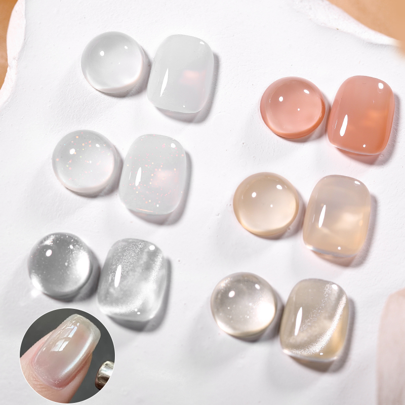 Nascido bonito luz de água gat - Nail Art Jelly avaliação e preço