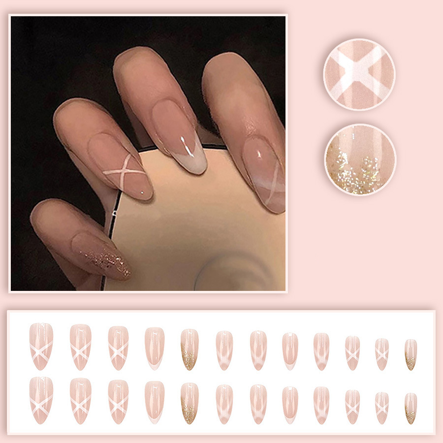 Unhas postiças médias para mul - Nail Art Full Design avaliação e preço