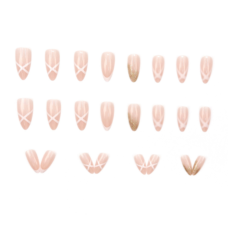 Unhas postiças médias para mul - Nail Art Full Design avaliação e preço