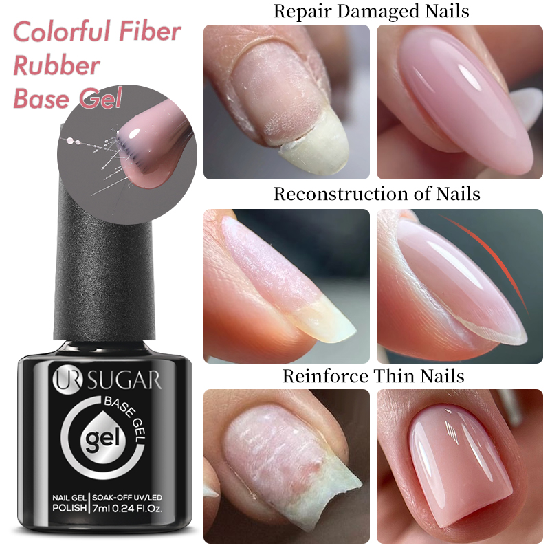 Ur açúcar 7ml base de borracha - Nail Art Jelly avaliação e preço