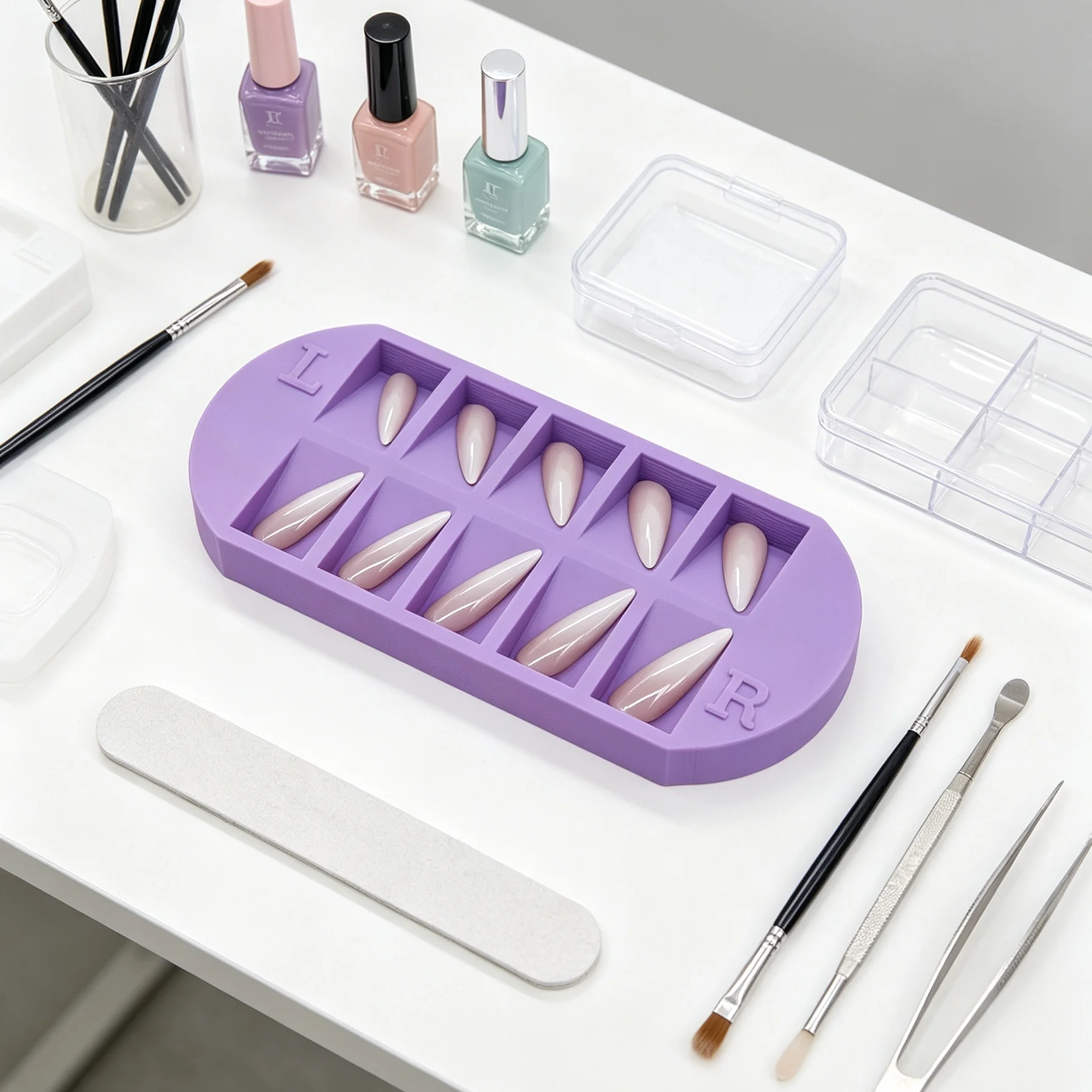Bandeja Organizadora de Pontas - Nail Art Viral avaliação e preço
