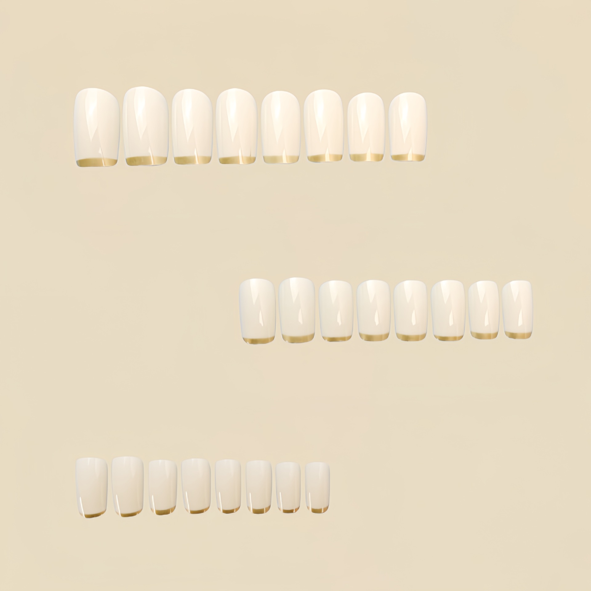 Unhas postiças médias para mul - Nail Art Overlay avaliação e preço