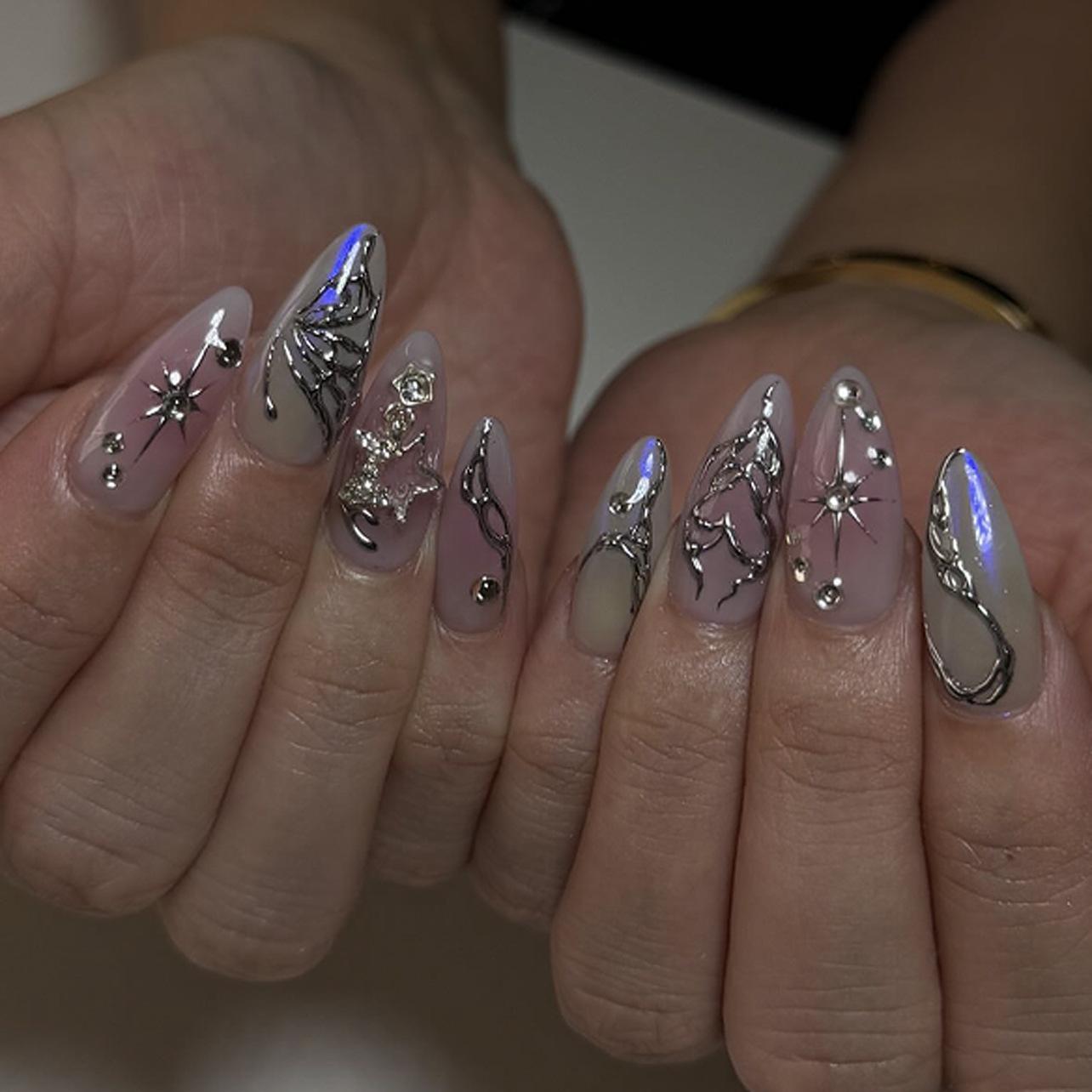 24 Unidades de Unhas Postiças  - Nail Art Full Design avaliação e preço