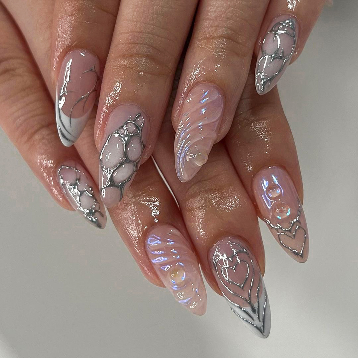 24 Unidades de Unhas Postiças  - Nail Art Full Design avaliação e preço