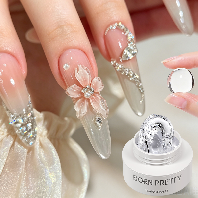 BORN PRETTY 15ml Gel Duro Bran - Nail Art Jelly avaliação e preço