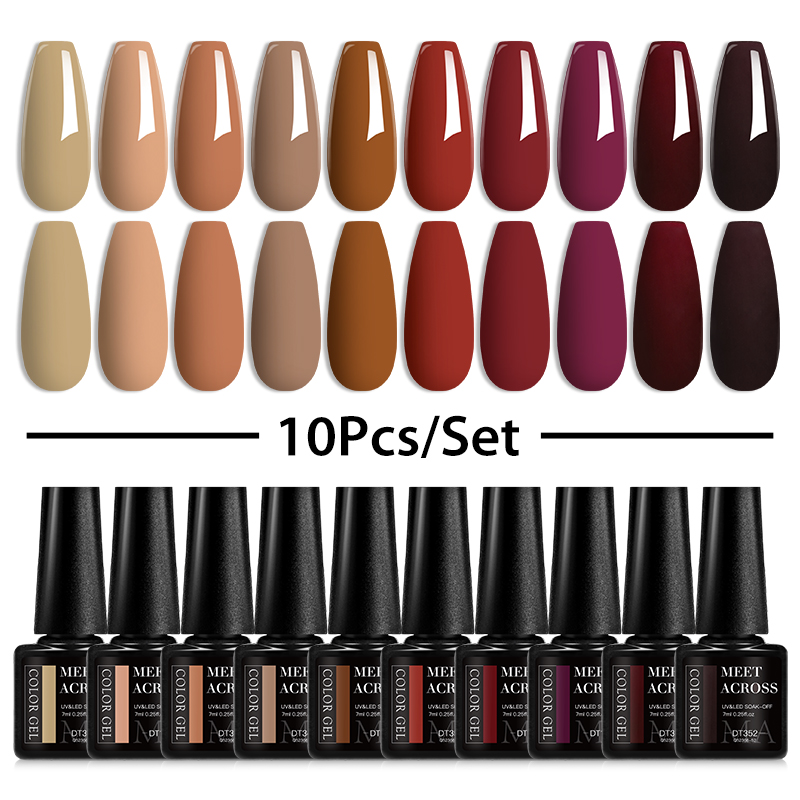 10/12 pçs gel unha polonês con - Nail Art Overlay avaliação e preço