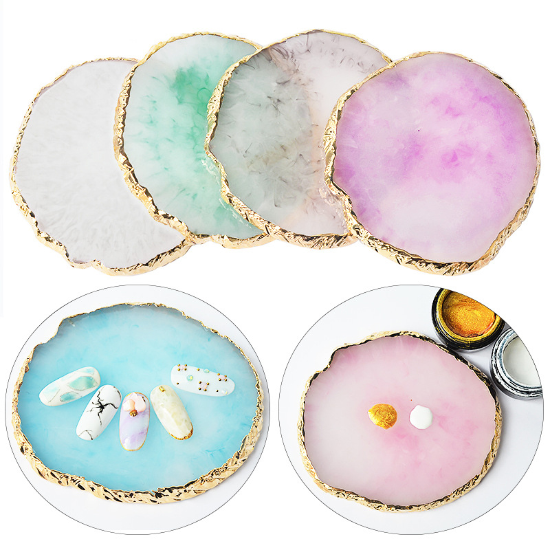 Paleta de Resina Ágata para Na - Nail Art Viral avaliação e preço